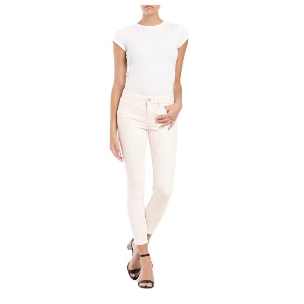 Mavi Adriana ankle mid rise super skinny light pink jeans size 27 NWT
